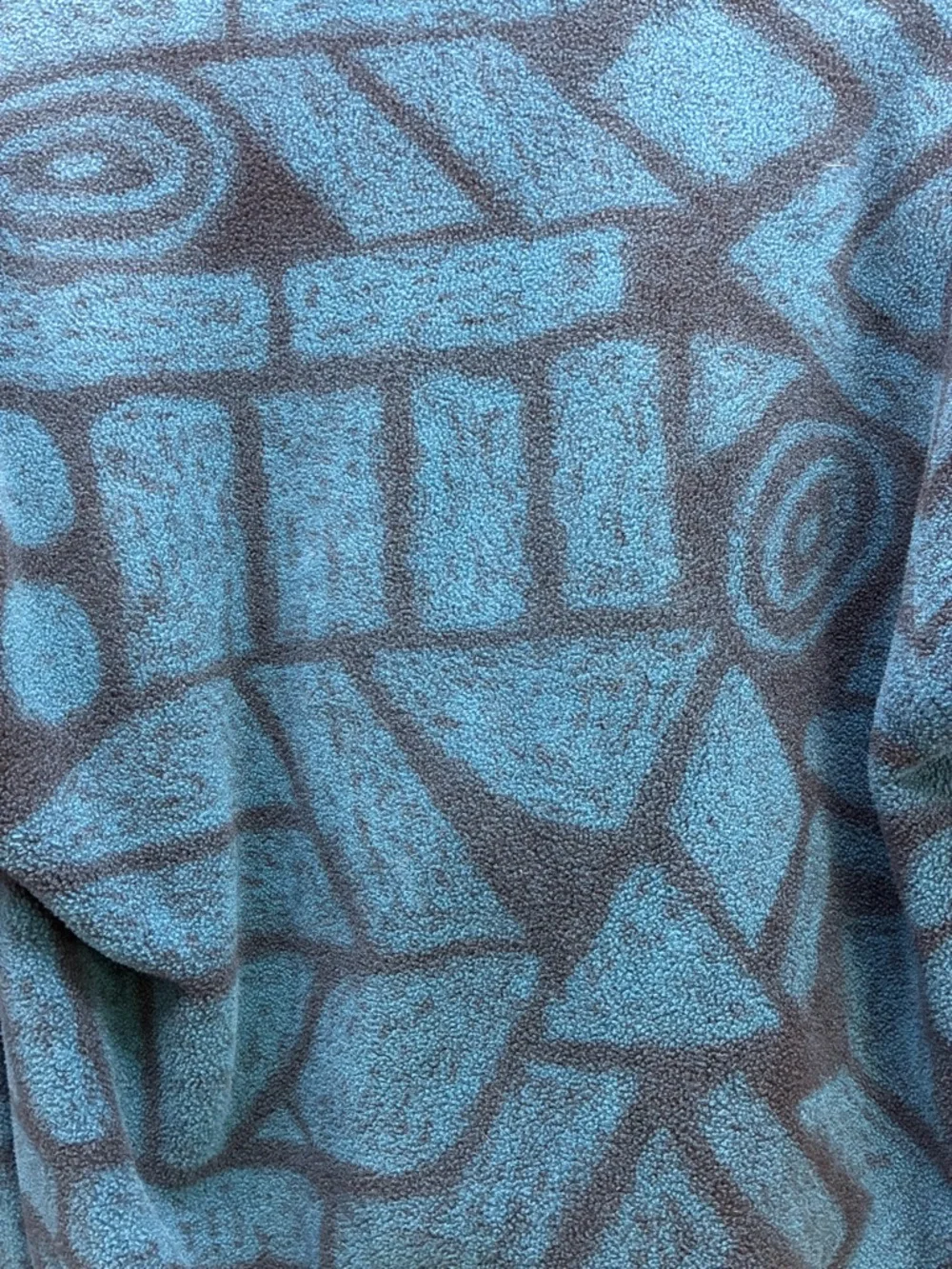 2015 PATAGONIA SYNCHILLA SNAP-T PULLOVER, SHALE/NAVY ABSTRACT PRINT RETIRED/RARE - Picture 7 of 16